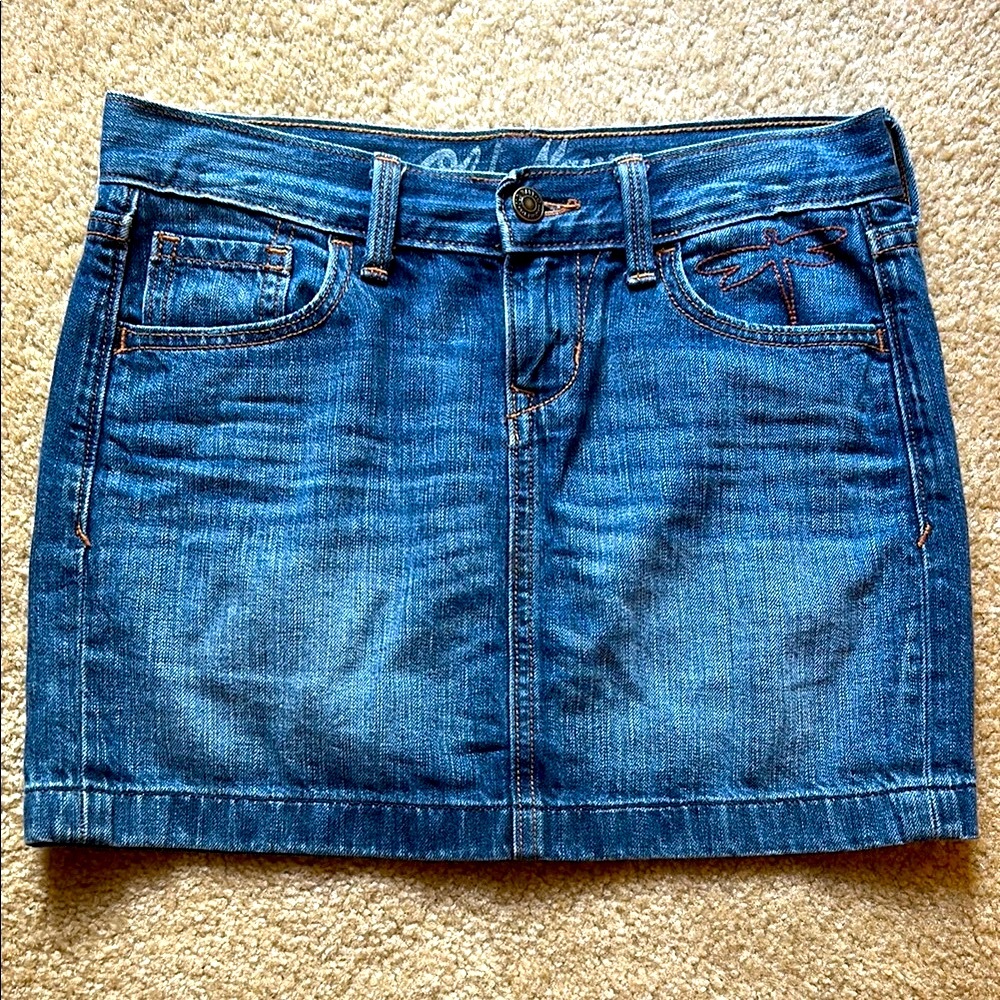 Old Navy Denim Mini Skirt Casual Night Out - 0